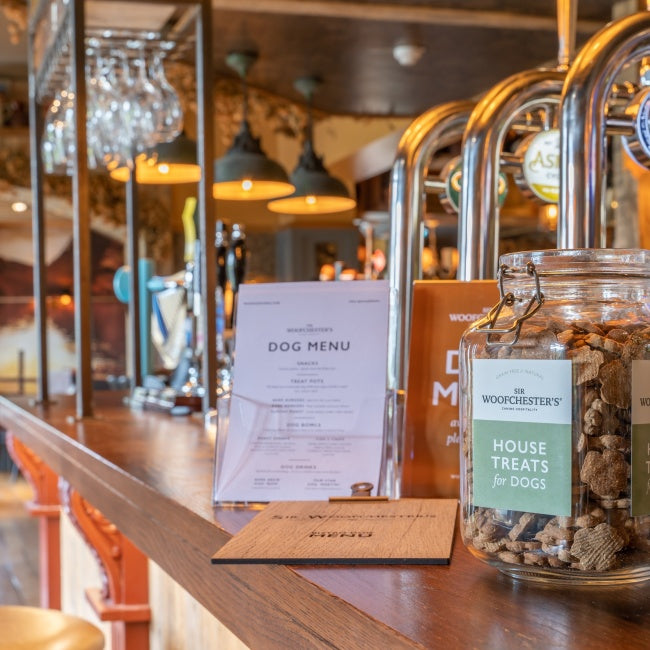 Sir Woofchester's Empty kilner jar with your logo on