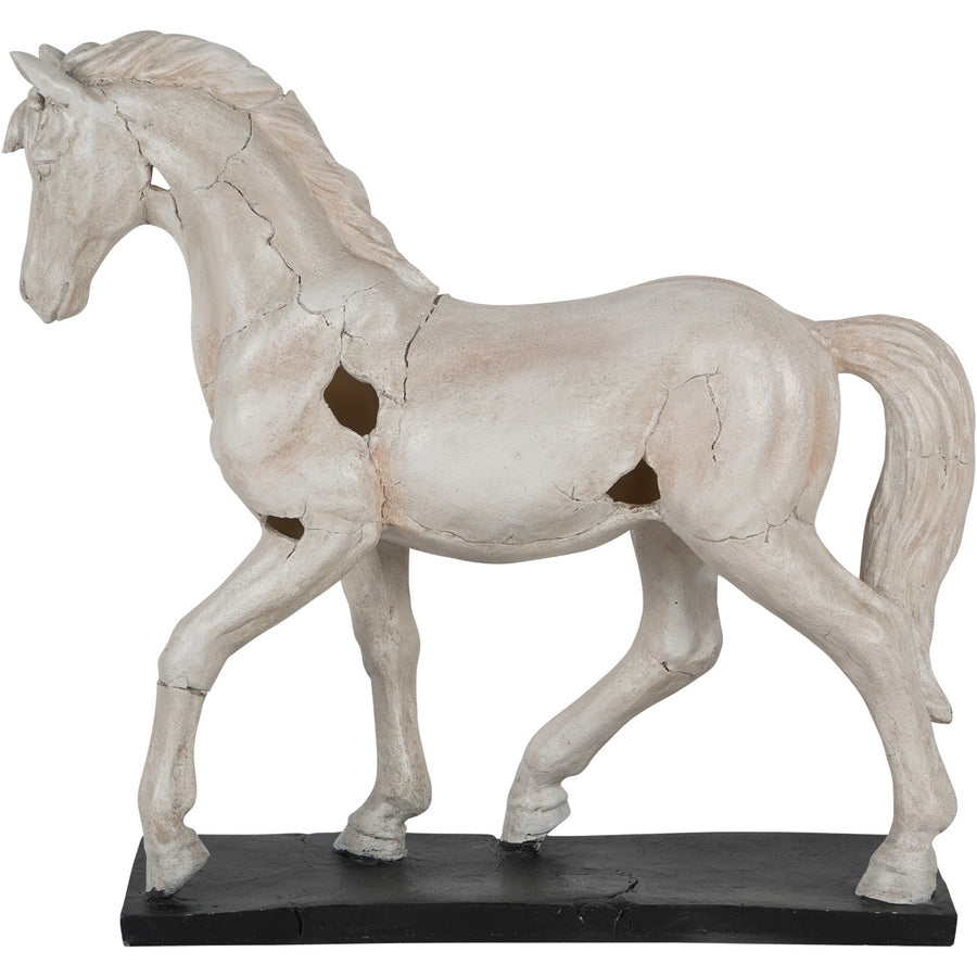 Libra Horse Aged Sculpture
