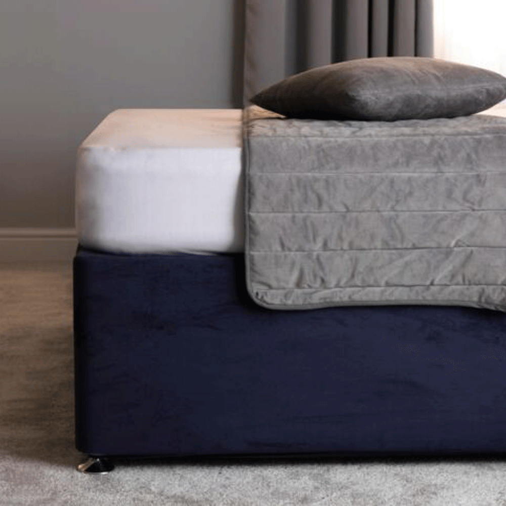 Gailarde Bed Wrap Faux Suede Navy