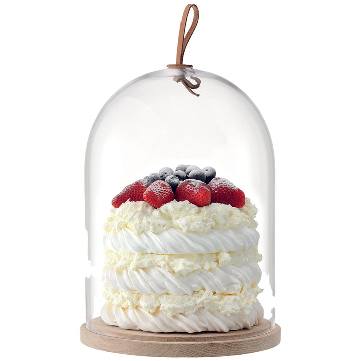 LSA Ivalo Dome & Ash Base 22cm - H28.5cm Clear