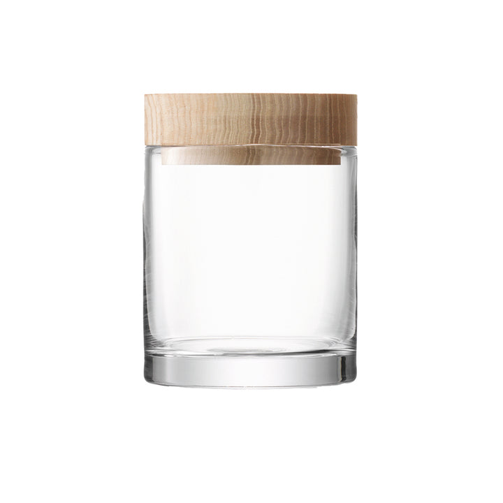 LSA Lotta Container & Ash Lid -  H14cm Clear