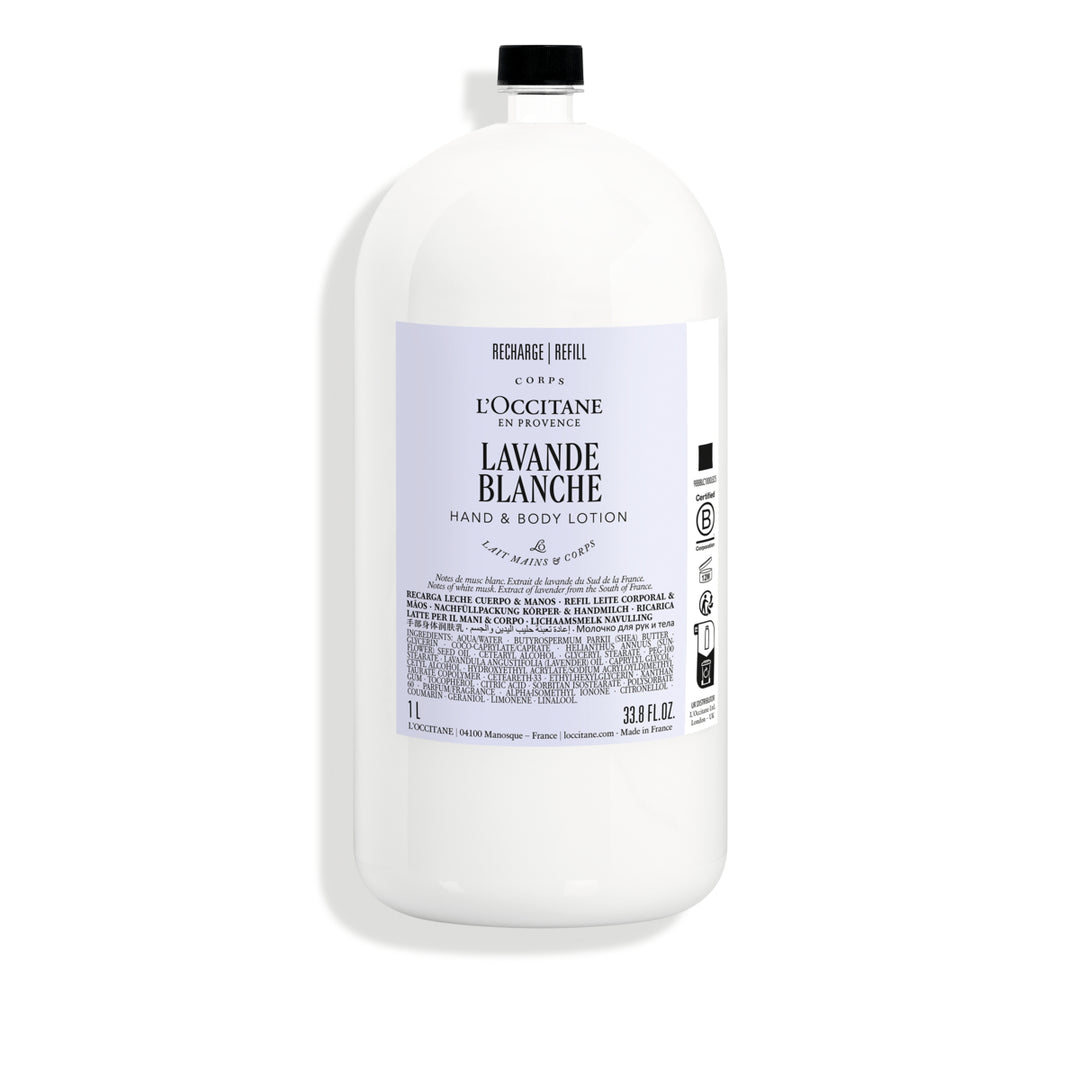 White Lavender Hand & Body Lotion 1L