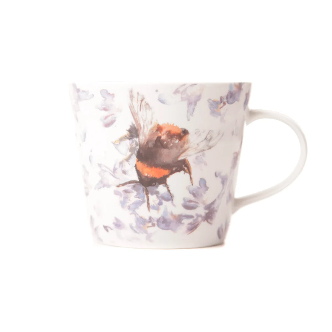 Meg Hawkins Bee on Heather Design New Bone China Mug with full colour box 6 Pack