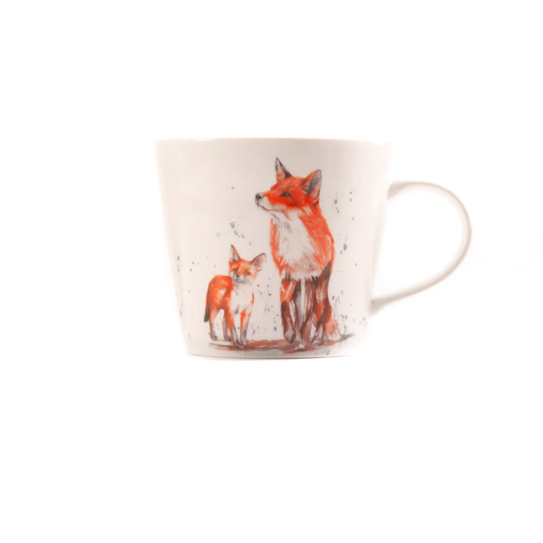 Meg Hawkins Fox Design New Bone China Mug with full colour box 6 Pack