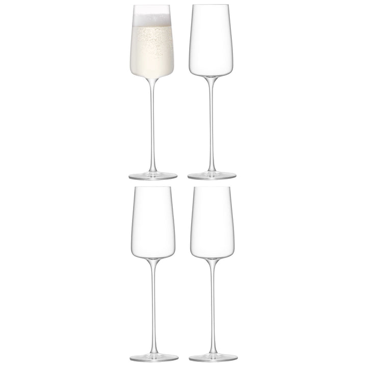 LSA Metropolitan Champagne Flute 230ml Clear x 24
