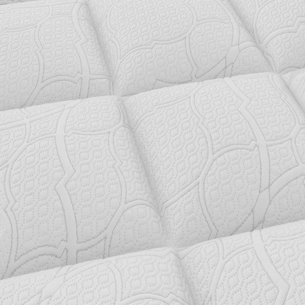 Close-up of a Sealy Sovereign hospitality mattress surface