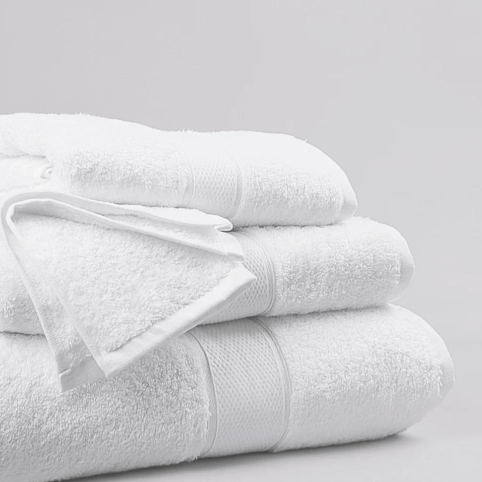 Tielle Luxury Hotel White Towels - 650gsm