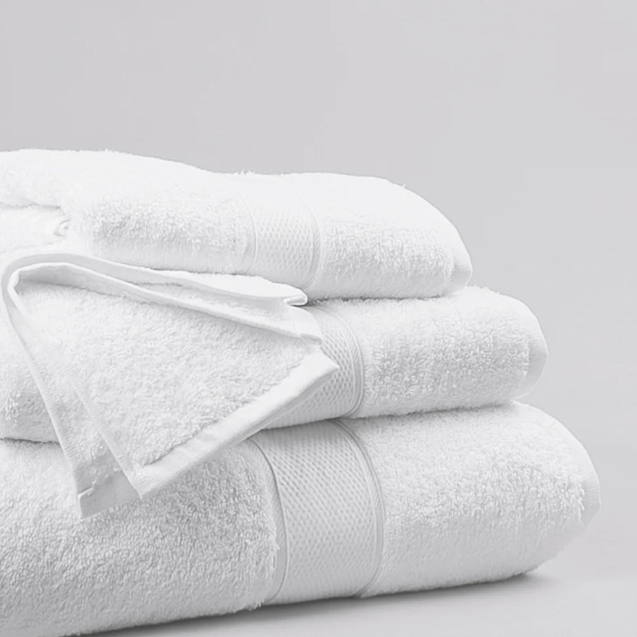 Tielle Luxury Hotel White Towels - 650gsm