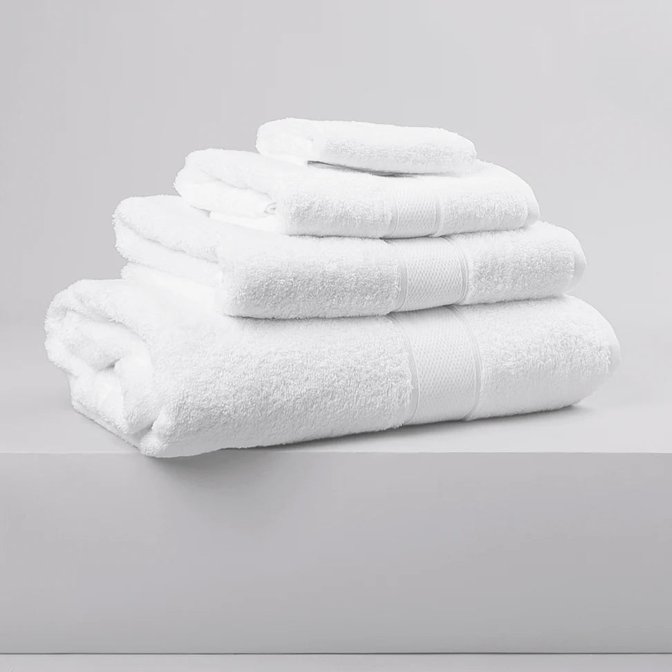 Tielle Luxury Hotel White Towels - 650gsm