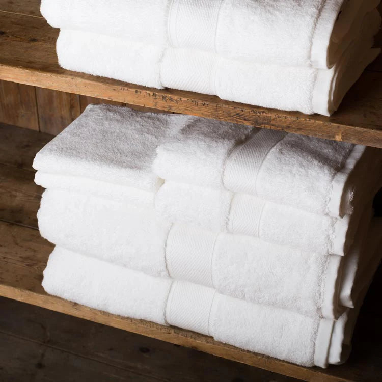 Tielle Luxury Hotel White Towels - 650gsm