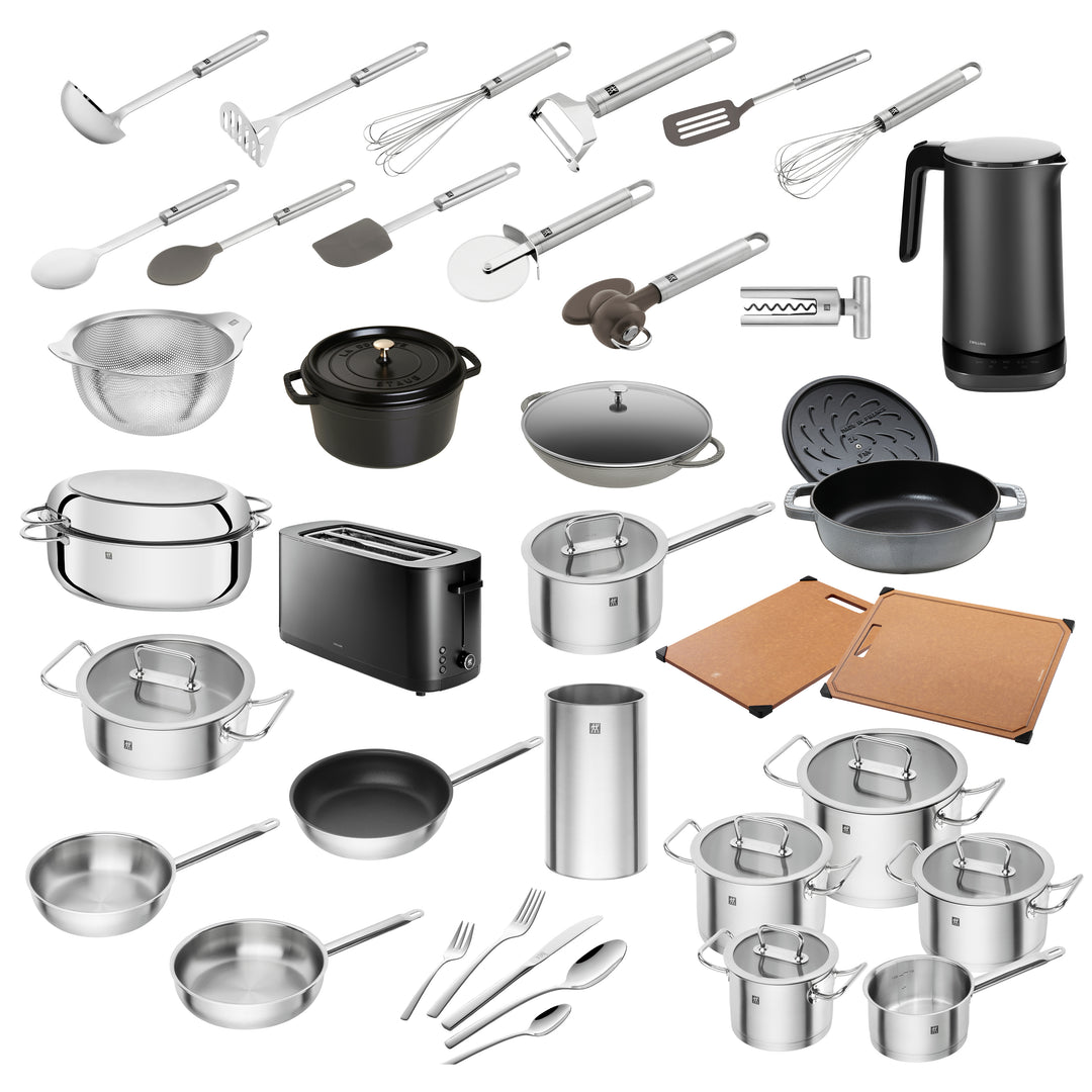Kitchen Essentials Set Premium - 12 Person
