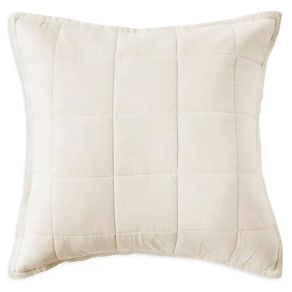 CHRISTY Laundered Cotton Sham - Cream