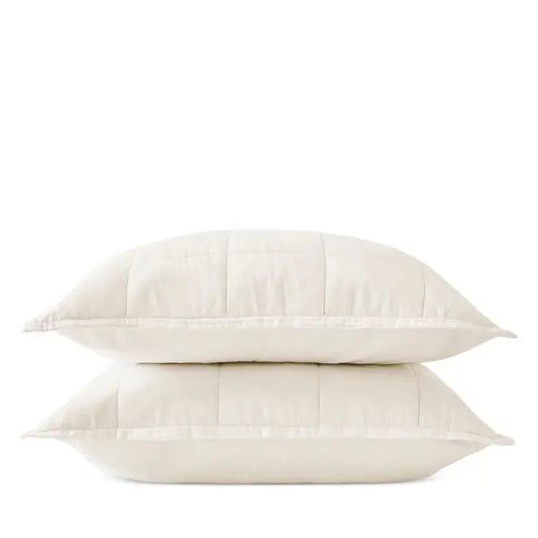 CHRISTY Laundered Cotton Sham - Cream