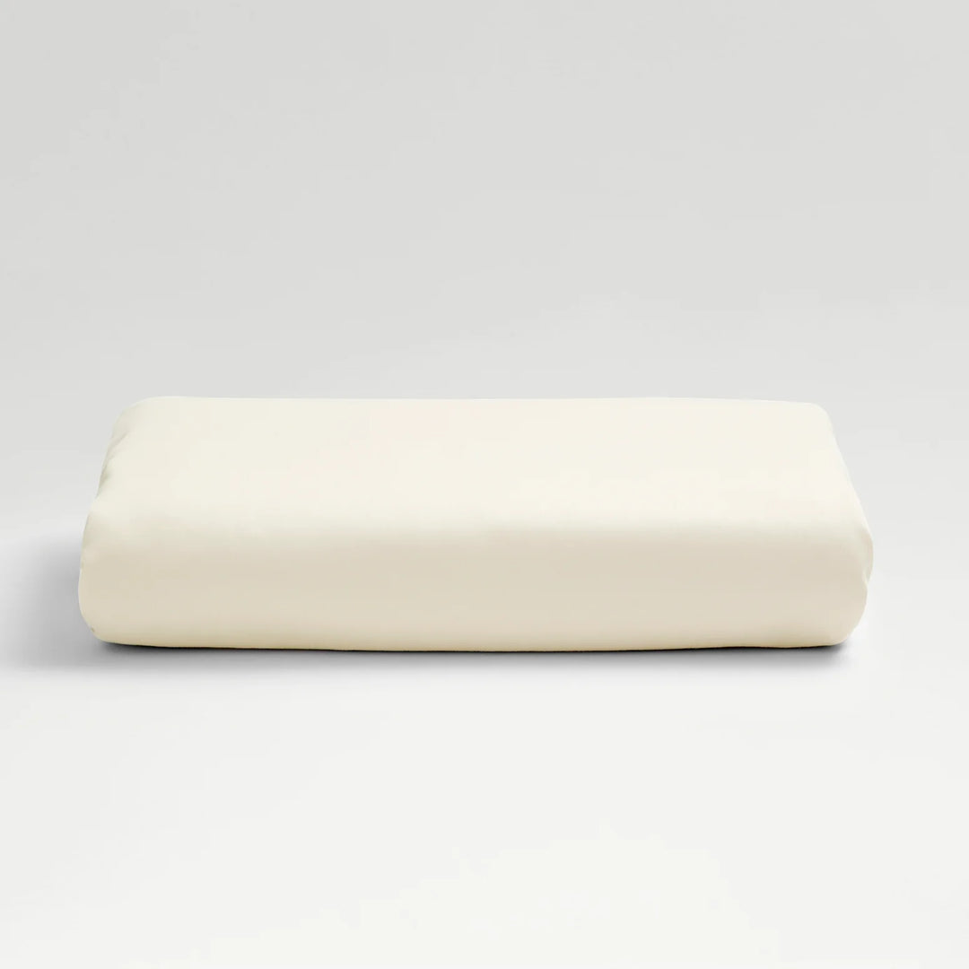 CHRISTY 400 TC Sateen Deep Fitted Sheet Ivory - Pack of Two