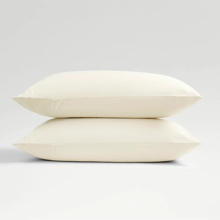 CHRISTY 400 TC Sateen Pillowcase Pair Ivory