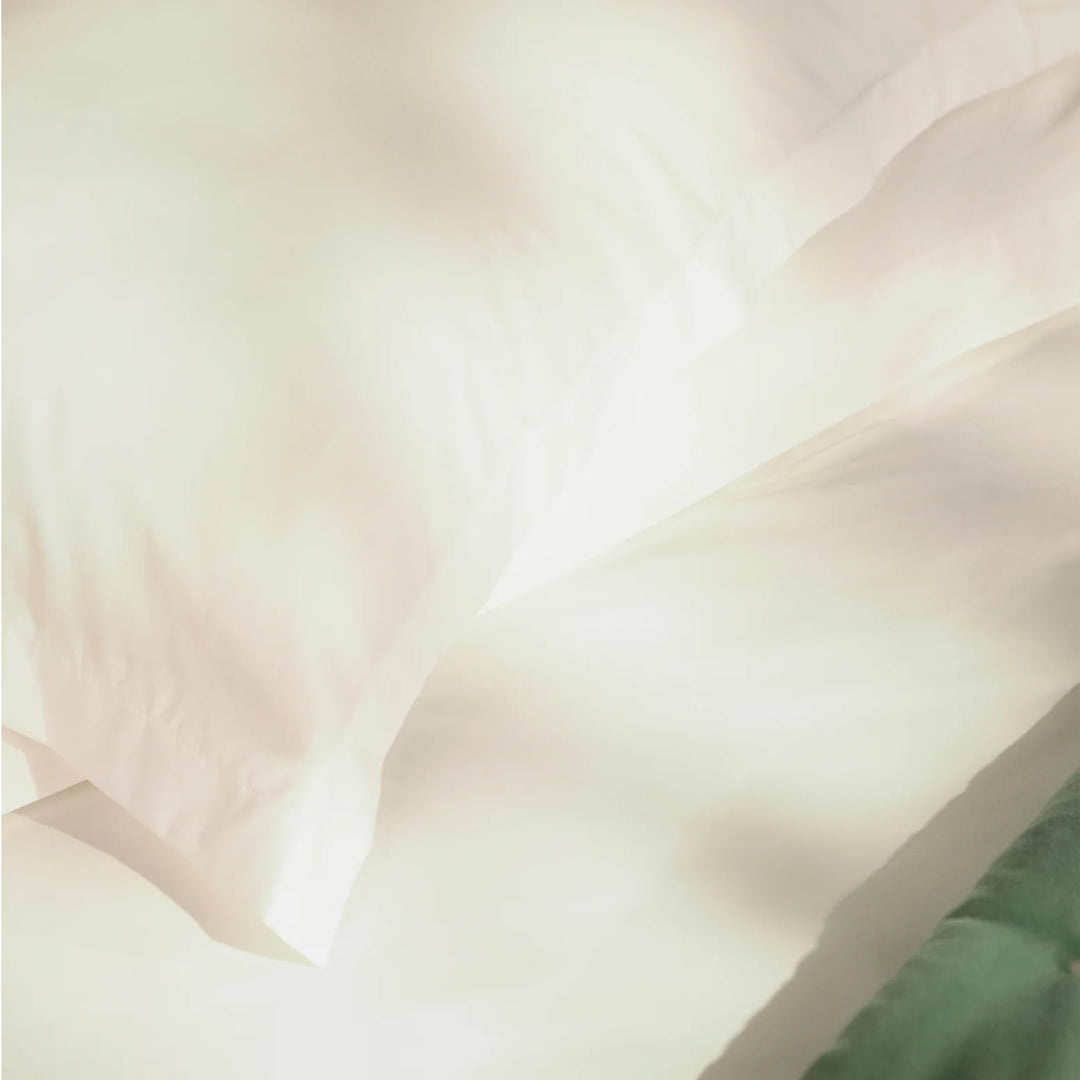 CHRISTY 400 TC Sateen Pillowcase Pair Ivory