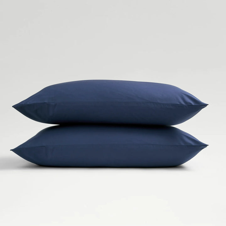 CHRISTY 400 TC Sateen Pillowcase Pair - Navy