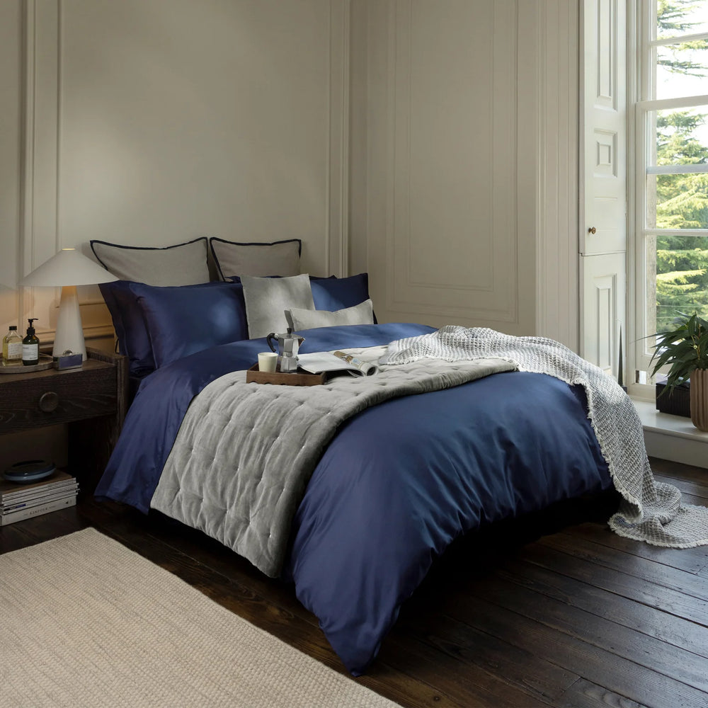 CHRISTY 400 TC Sateen Duvet Set Navy
