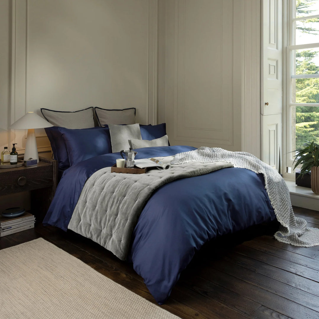 CHRISTY 400 TC Sateen Duvet Set Navy