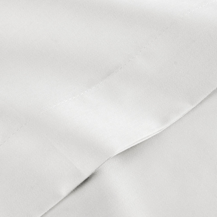CHRISTY 400 TC Sateen Flat Sheet White - Pack of Two