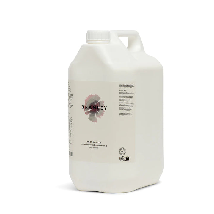 Body Lotion 5 Litre with Juniper, Sweet Orange & Bergamot essential oils