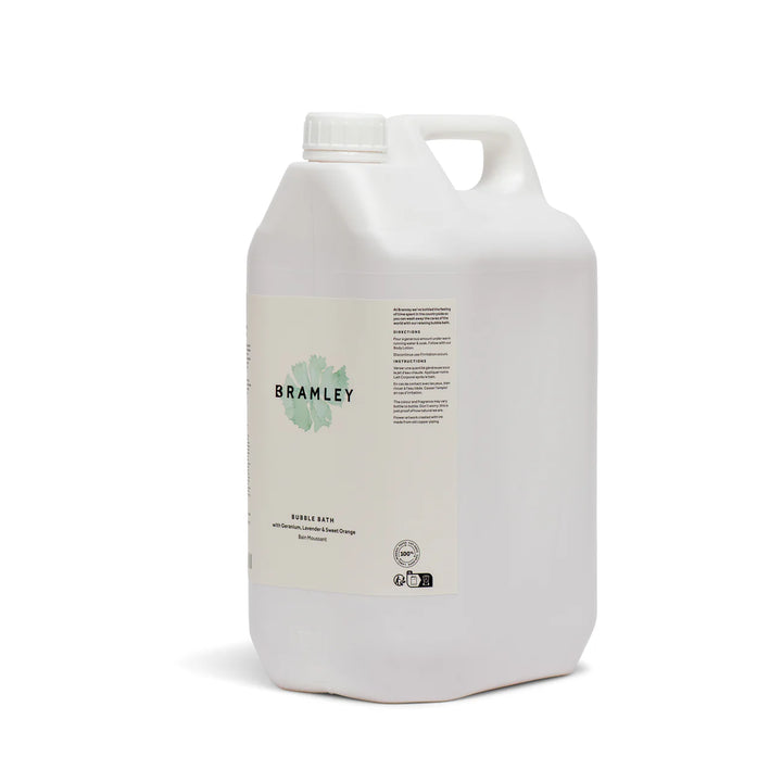 Bubble Bath 5 Litre with Geranium, Lavender & Sweet Orange essential oils