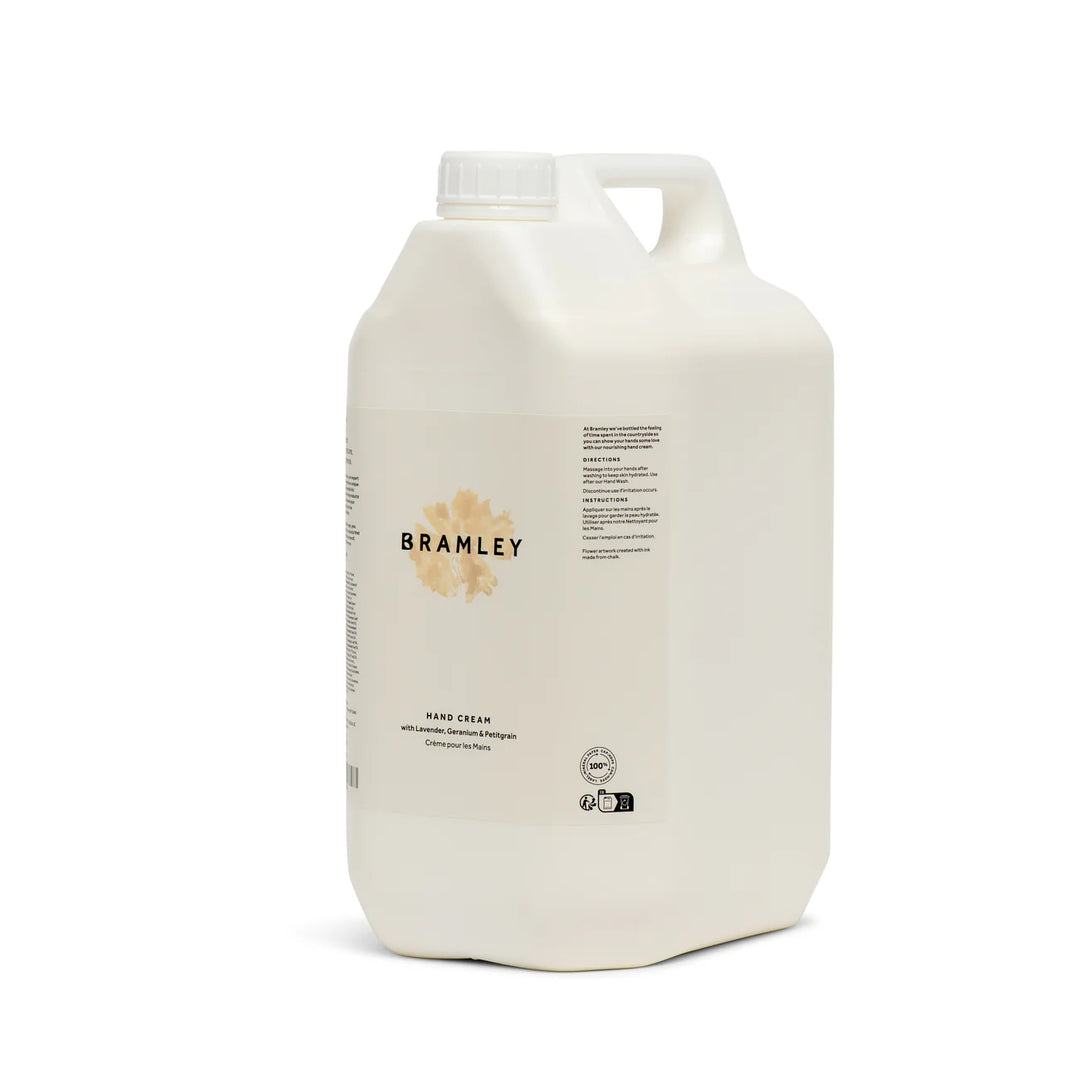 Hand Cream 5 Litre Refill with Lavender, Geranium & Petitgrain essential oils