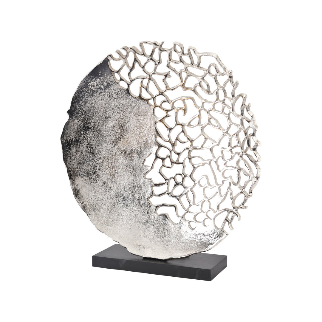Libra Apo Coral Aluminium Sculpture