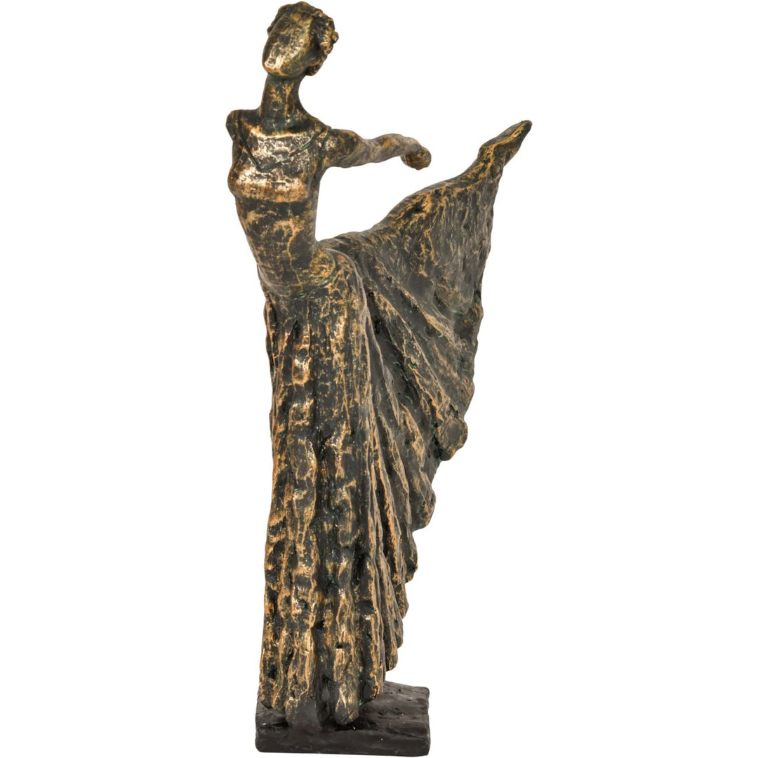 Libra Standing Bronze Resin Lady Dancer