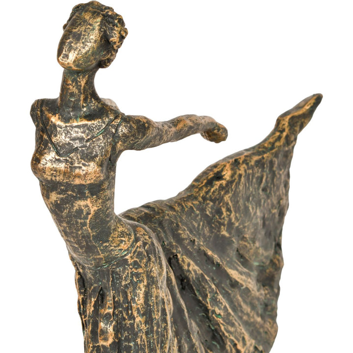 Libra Standing Bronze Resin Lady Dancer