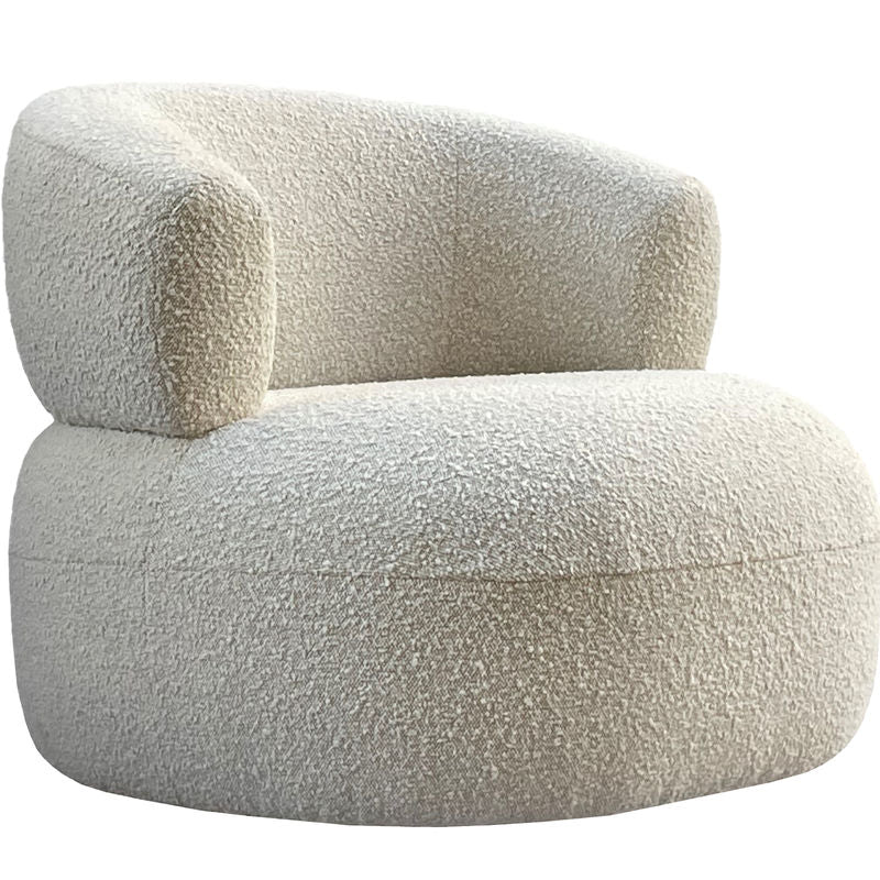 Libra Luna Occasional Chair in Boucle Cream