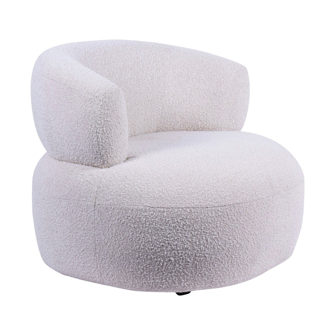 Libra Luna Occasional Chair in Boucle Cream