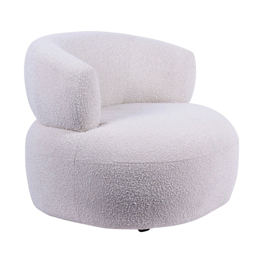 Libra Luna Occasional Chair in Boucle Cream