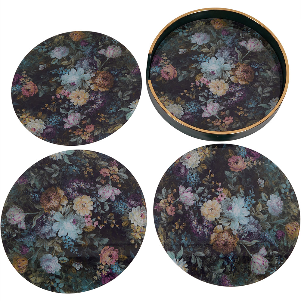 Laura Ashley Mathilde Floral Print Set Of 4 Placemats