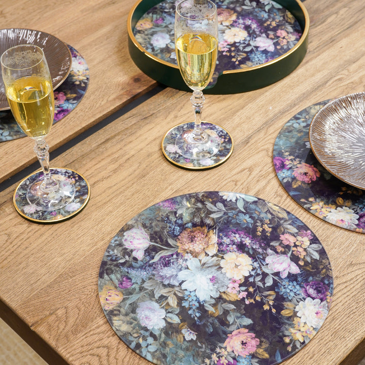 Laura Ashley Mathilde Floral Print Set Of 4 Placemats