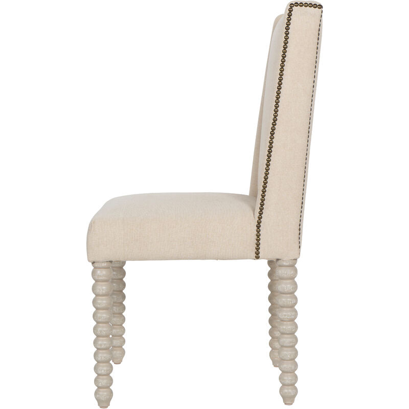 Libra Barnabus Upholstered Dining Chair Ivory