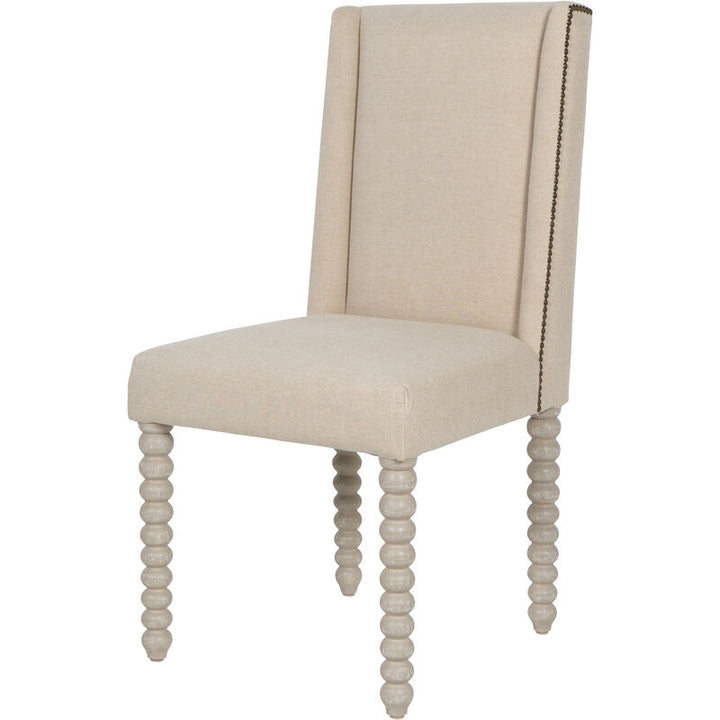 Libra Barnabus Upholstered Dining Chair Ivory