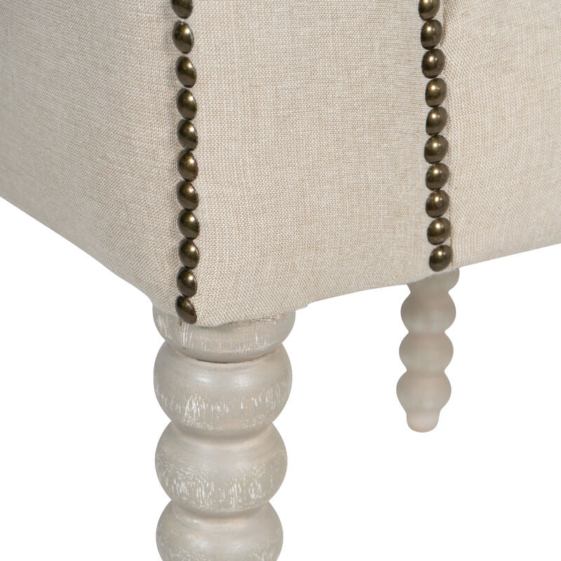 Libra Barnabus Upholstered Dining Chair Ivory