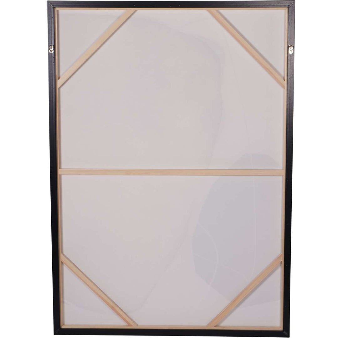 Libra Framed Abstract Canvas Wall Art 80x120cm