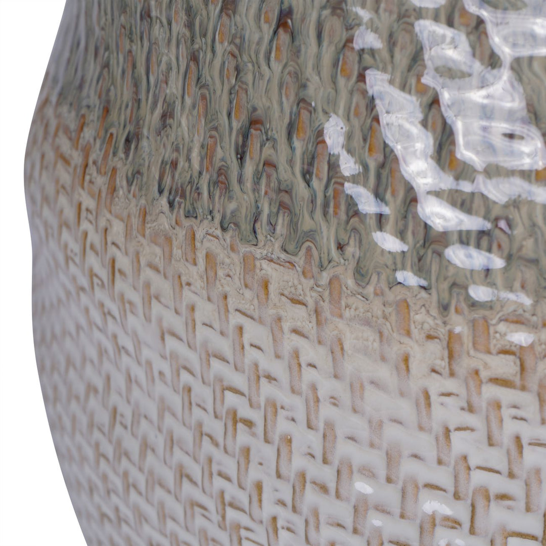 Libra Ceramic Woven Vase Extra Large