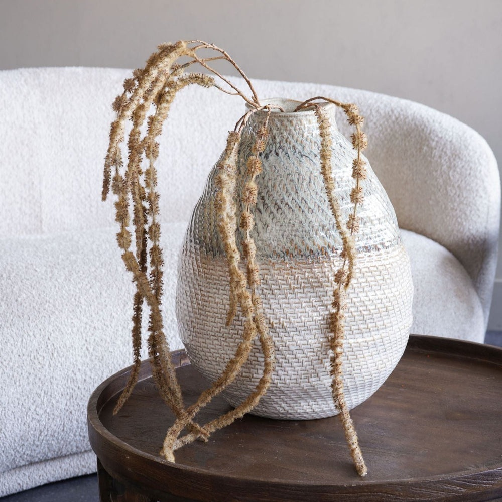 Libra Ceramic Woven Vase Extra Large