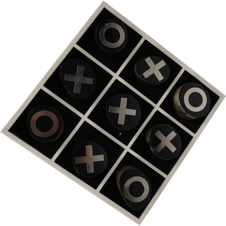Libra Hanson Horn Inlay Noughts and Crosses Set