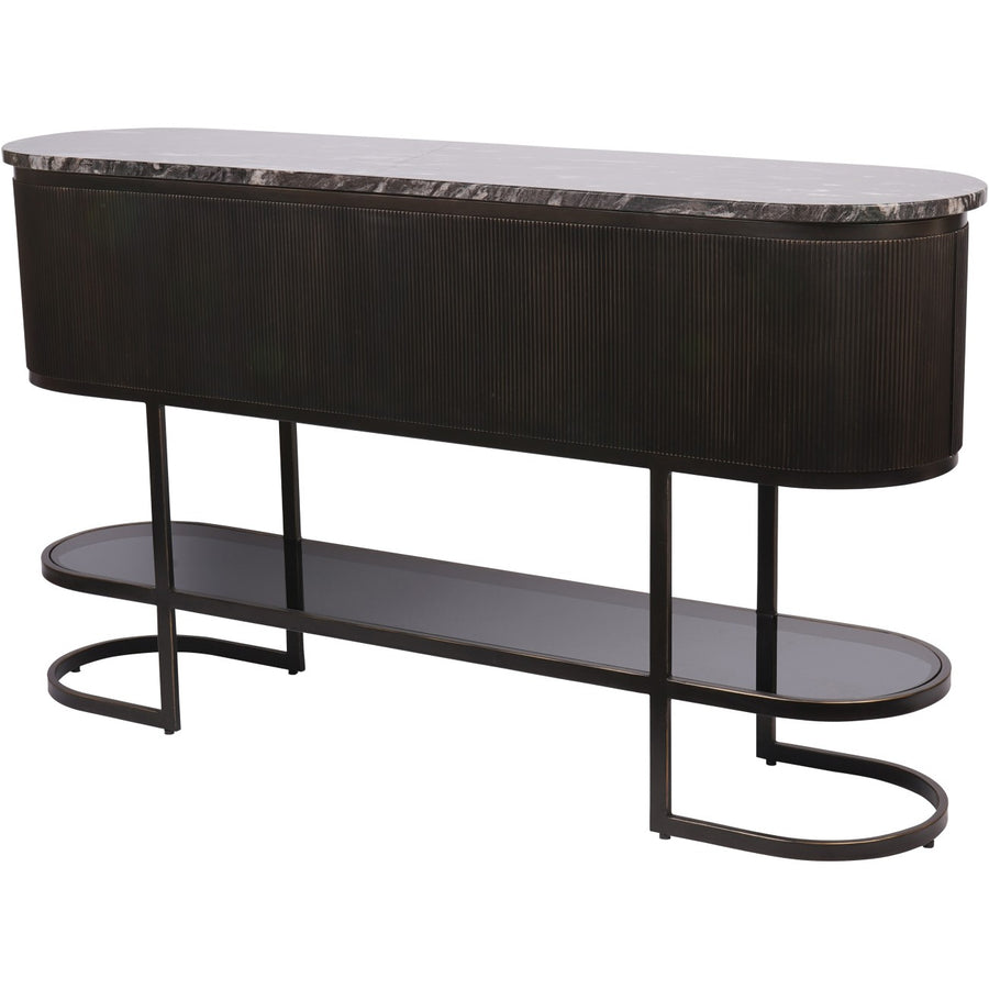 Libra Belvedere Black Console Table