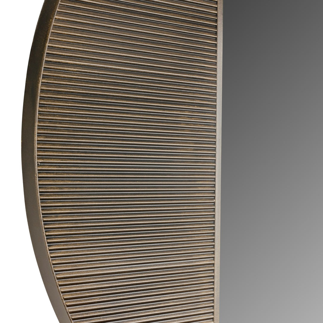 Libra Belvedere Black Wall Mirror 90cm