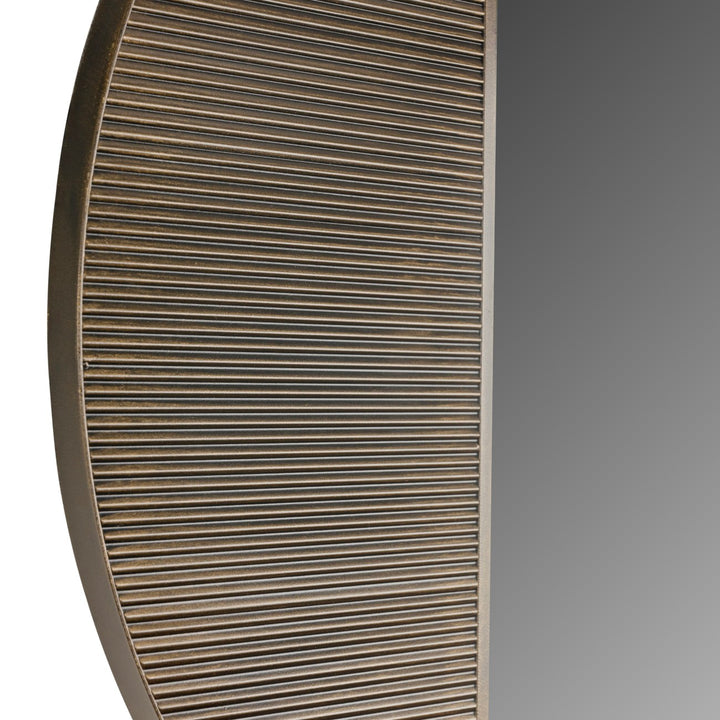 Libra Belvedere Black Wall Mirror 90cm