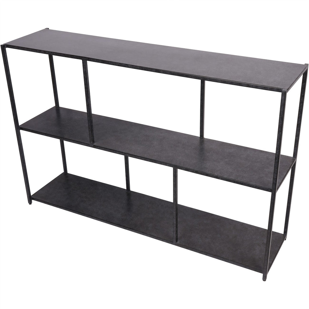 Libra Brooks Console Table Mottled Black
