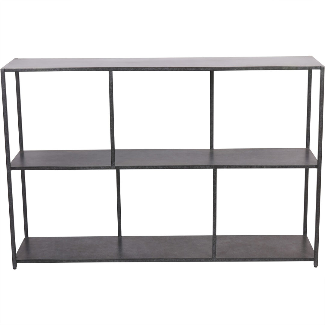 Libra Brooks Console Table Mottled Black