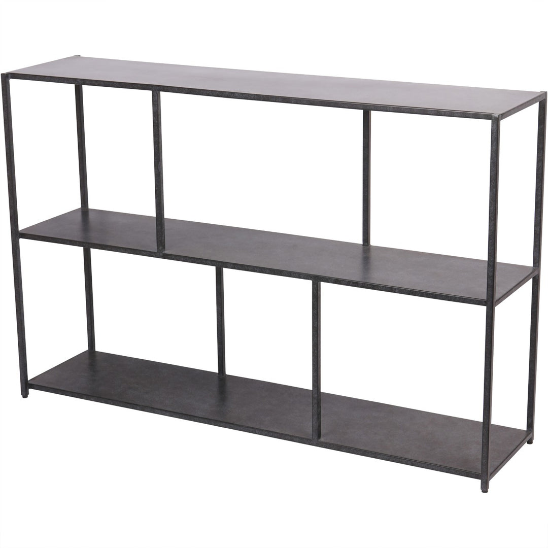 Libra Brooks Console Table Mottled Black