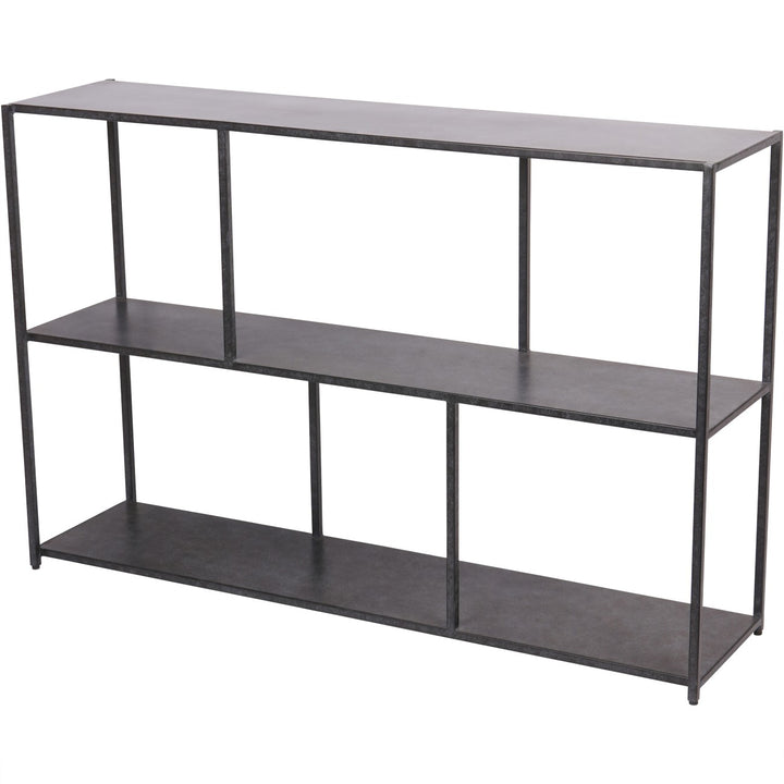 Libra Brooks Console Table Mottled Black