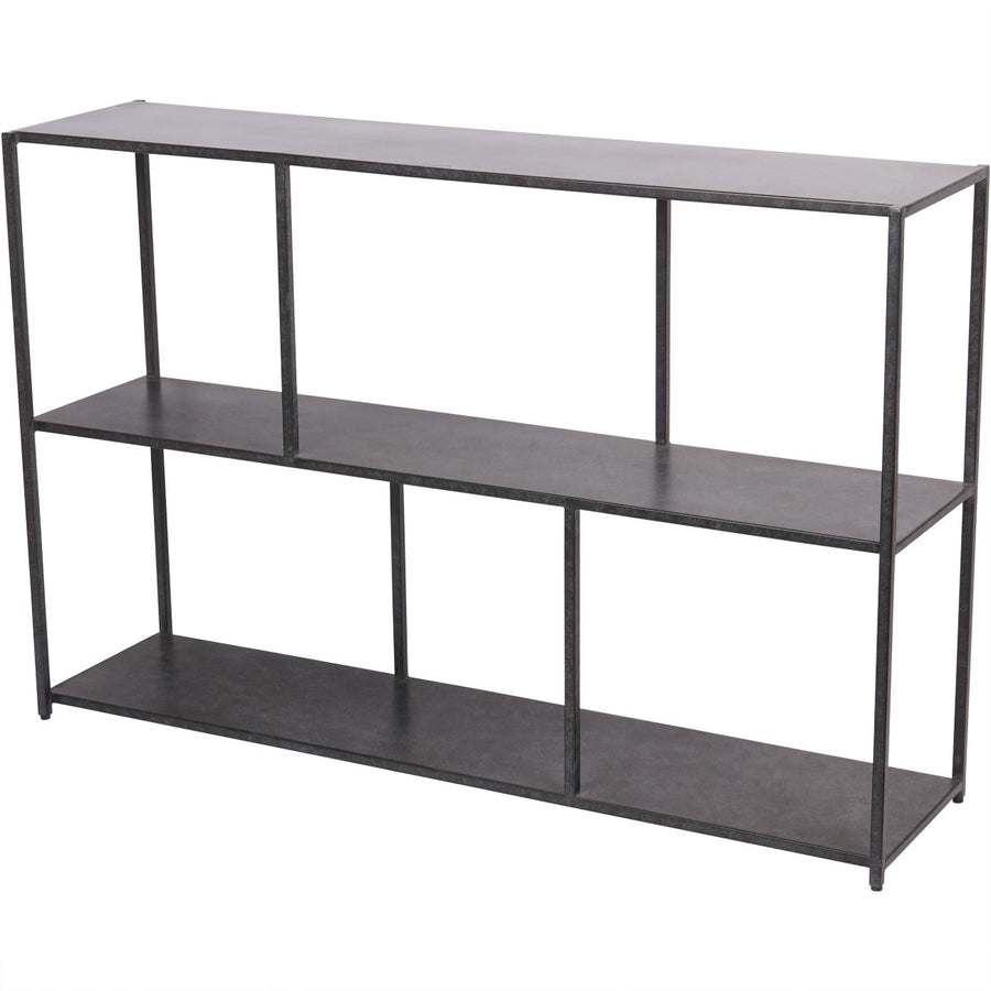 Libra Brooks Console Table Mottled Black